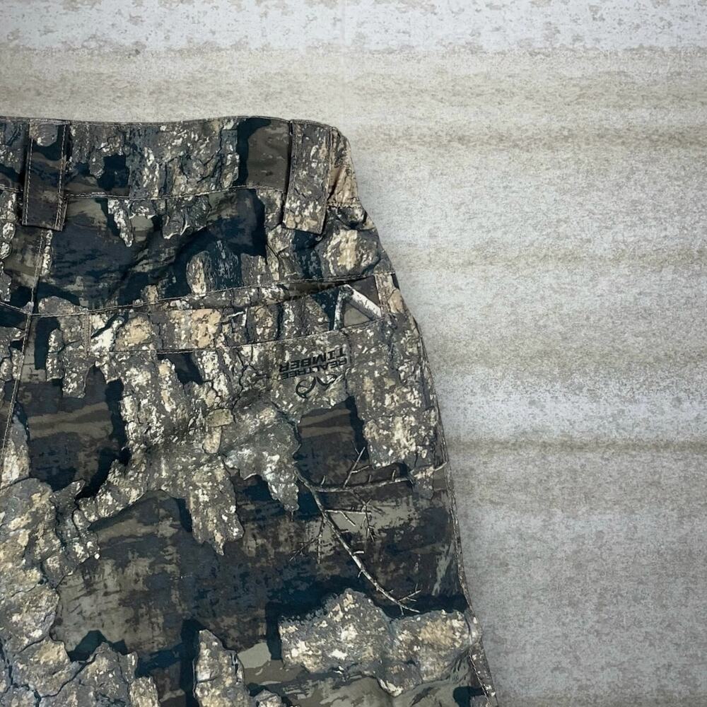 Vintage 90s Realtree Tactical Pants Womens XS Baggy Wide Leg Hunting Camo Cargos - Picture 3 of 6